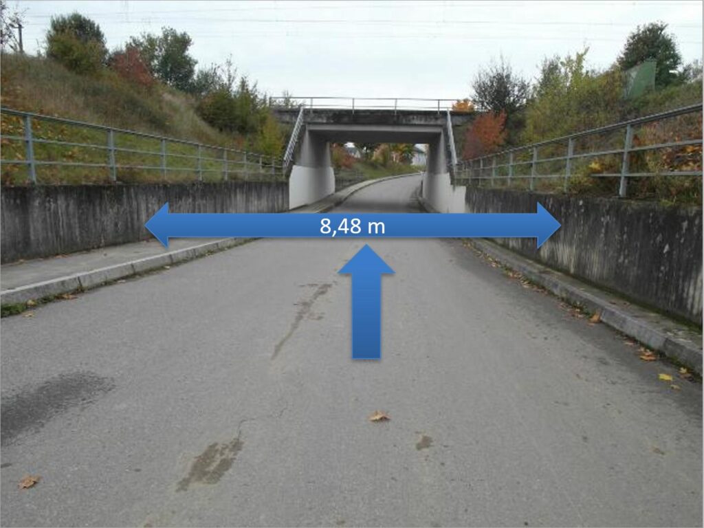 Brücke Unterführung 8 48m Durchfahrtsbreite Herbst Schwerlast-transporttechniker-de